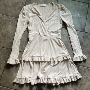 Peach Love Ruffle Dress